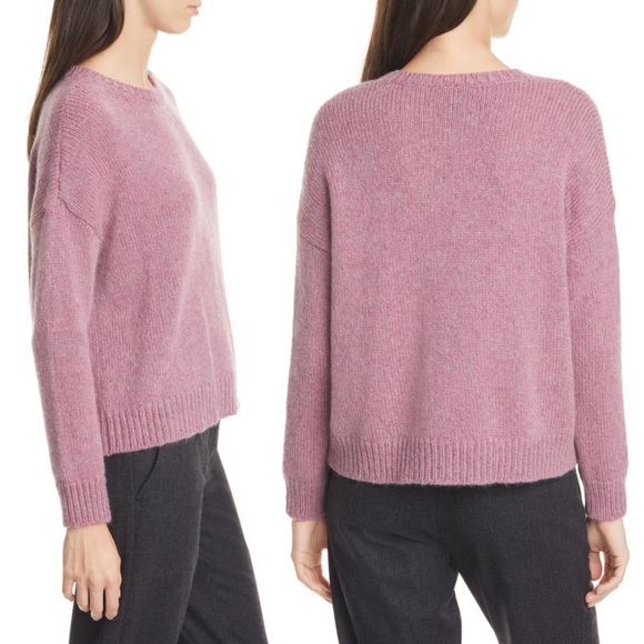 Eileen Fisher Wool Mohair Blend Crewneck Sweater - Picture 2 of 9